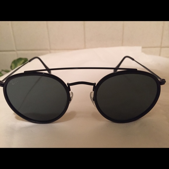 Ray-Ban Double Bridge Rounds (sunglasses only) - Picture 3 of 13